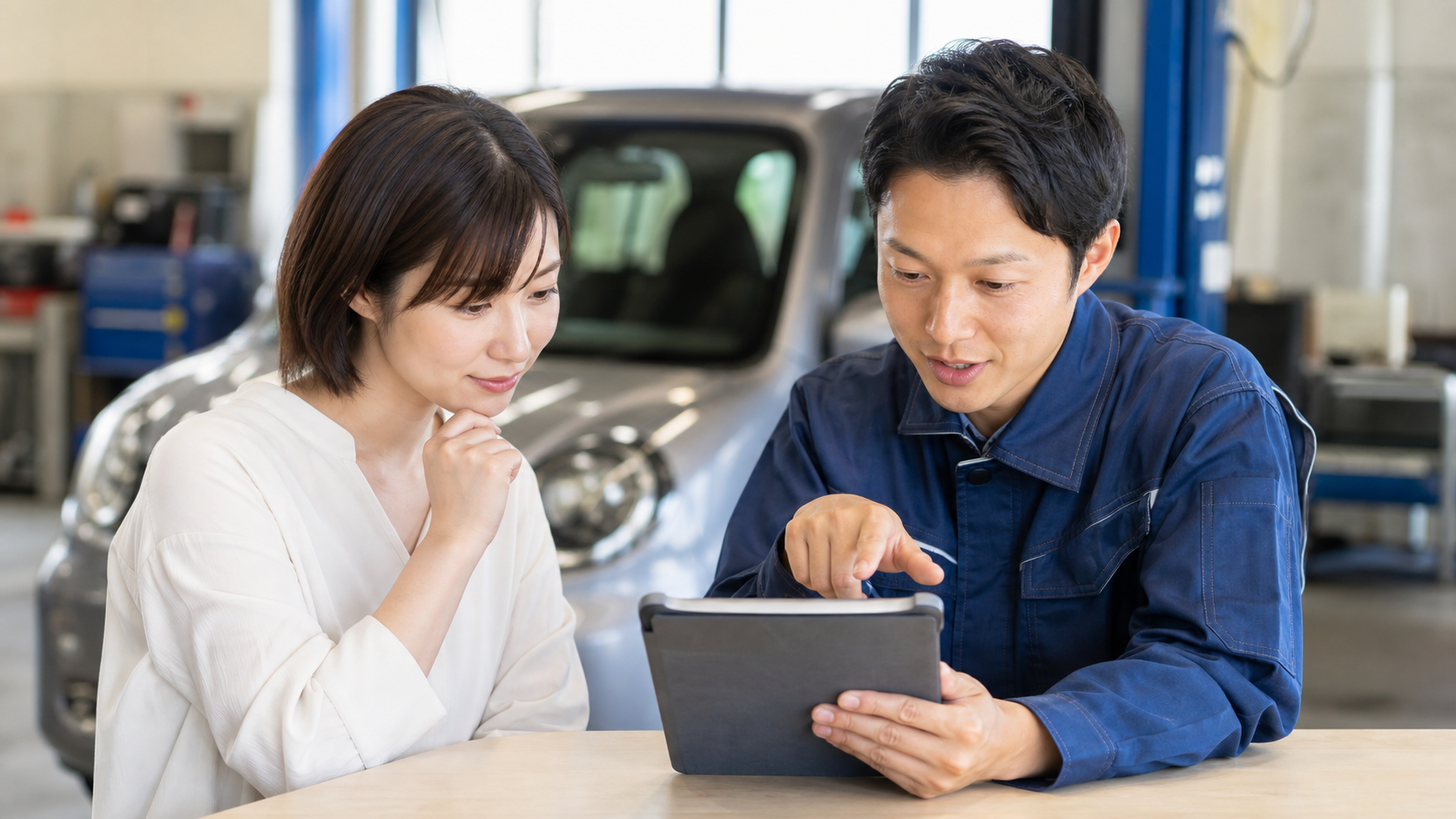 車検ローンの支払い方法を整備士へ相談する車の所有者